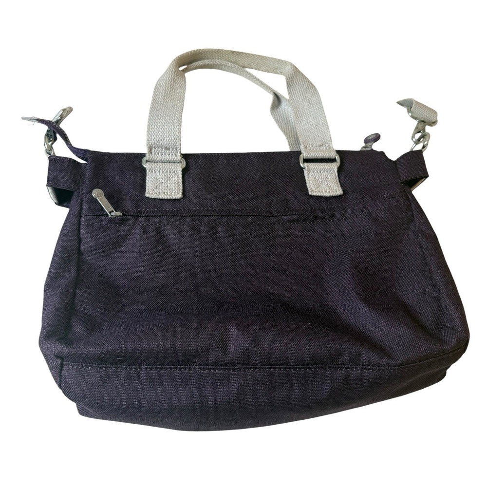 Kipling Amiel Handbag Crossbody Purse Dark Plum Purple Casual Everyday View 4